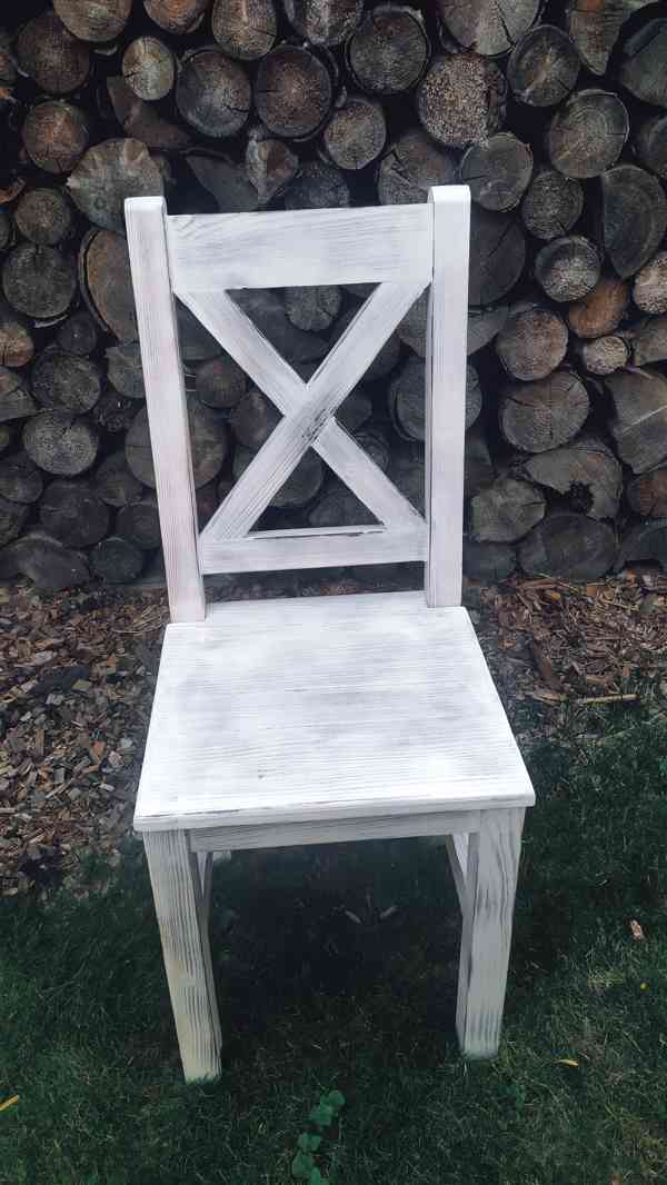 masivní židle v patině - foto 2