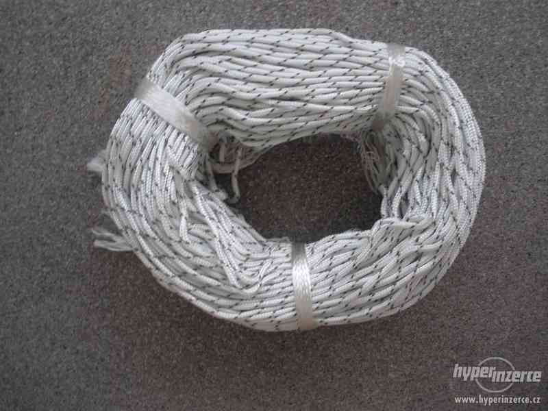 Statické polyamidové lano (PA) s jádrem 4 mm - foto 1