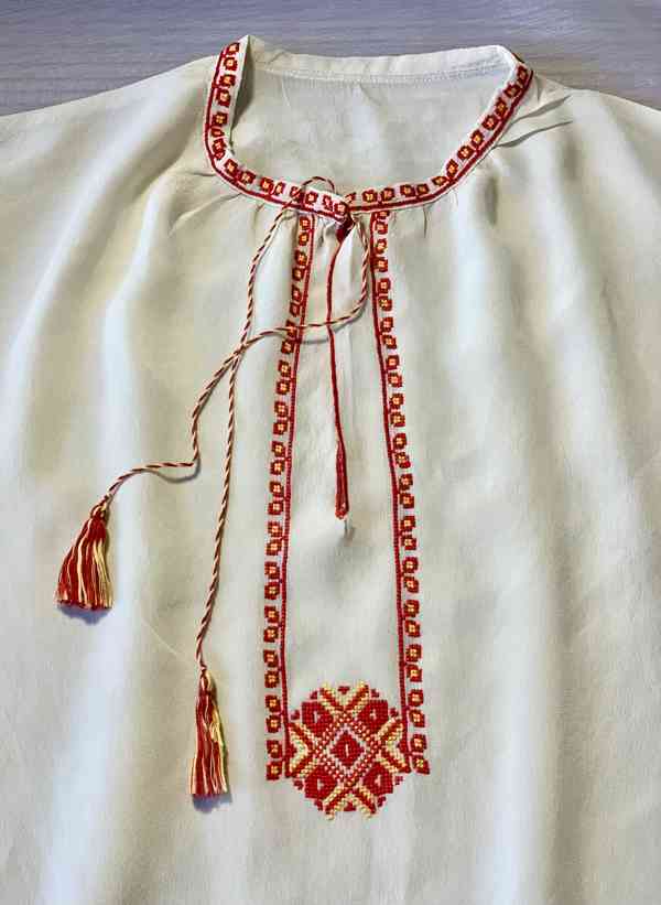 Retro - Originální Vyšívaná košile, Ukrajina, cca 60–70. lét - foto 7
