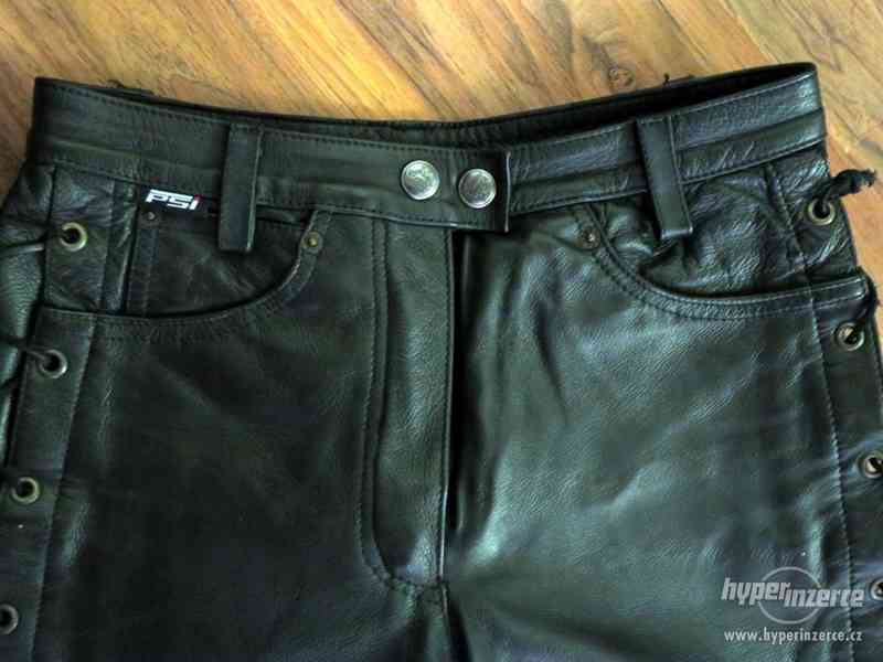 Dámské kožené kalhoty se šněrováním od PSI Hubík - foto 1