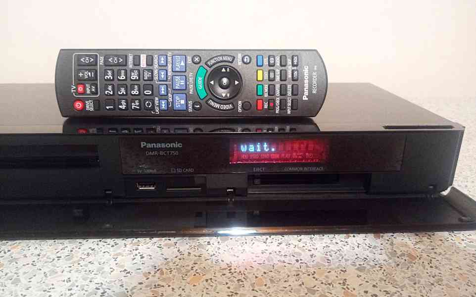 ⚠️⚡️Panasonic DMR-BCT750 3D Blu-ray rekordér / 500GB HDD - foto 3