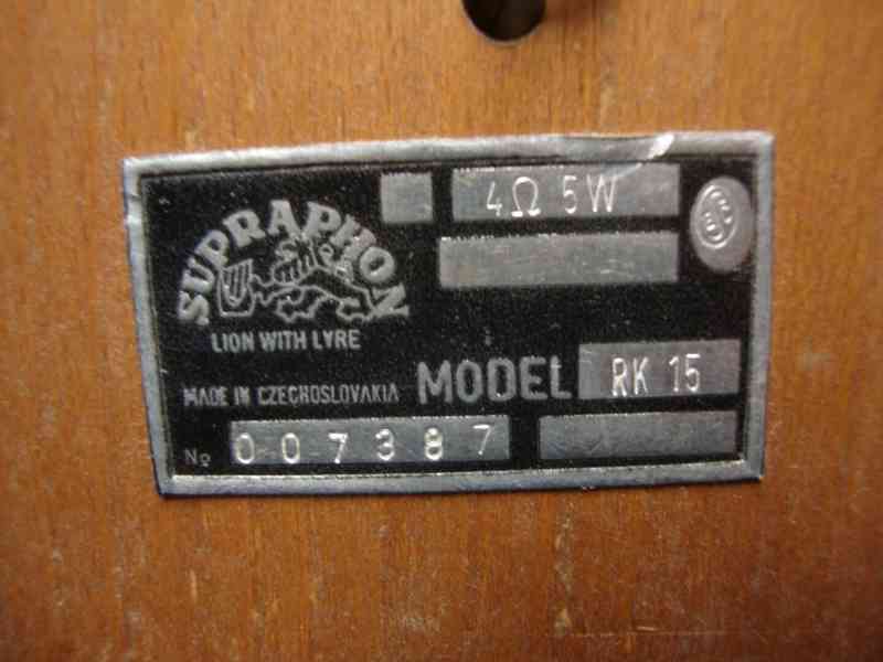 Gramofon Tesla NZC 420 + 2x repro Supraphon RK15 funkční - foto 10