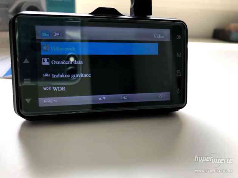 Autokamera - černá skrinka 3''displej,CZ menu,G-senzor, HDMI - foto 3