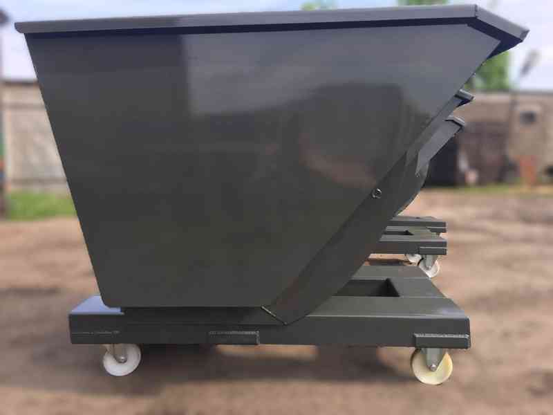 Pojemnik samoopróżniający 0,5m3, kontener - foto 3