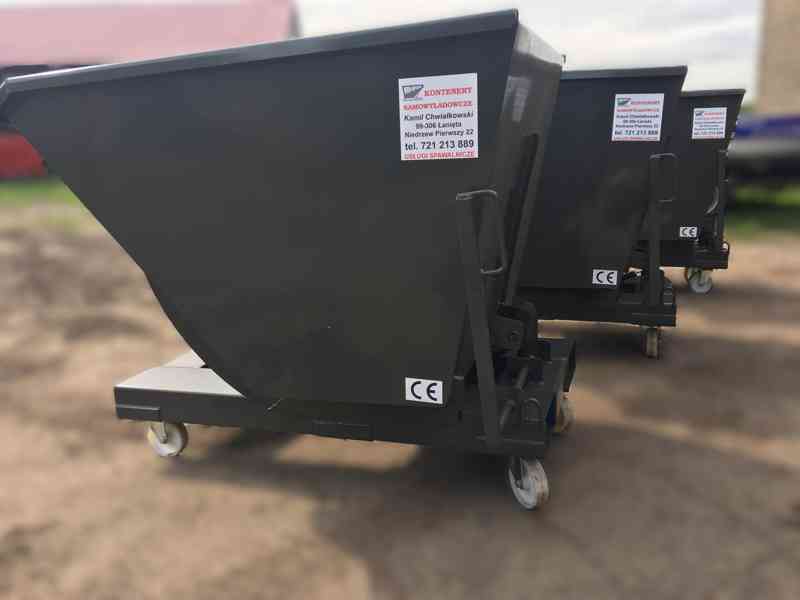 Pojemnik samoopróżniający 0,5m3, kontener