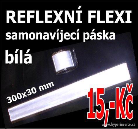 Reflexní pásky na oděv, samonavíjecí 30x3 cm - foto 1