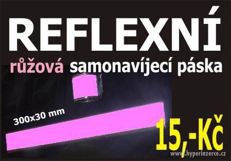 Reflexní pásky na oděv, samonavíjecí 30x3 cm - foto 6