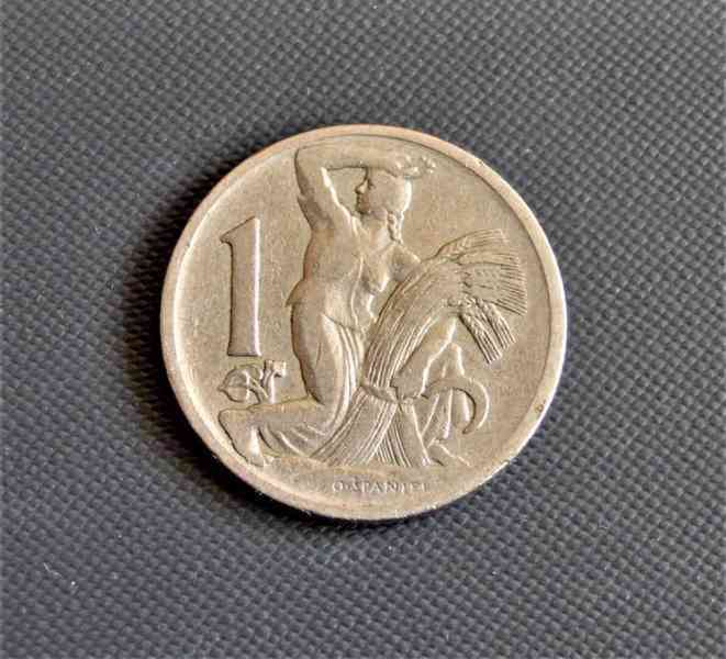 Mince 1 Kč 1922, 23, 24, 37, 38