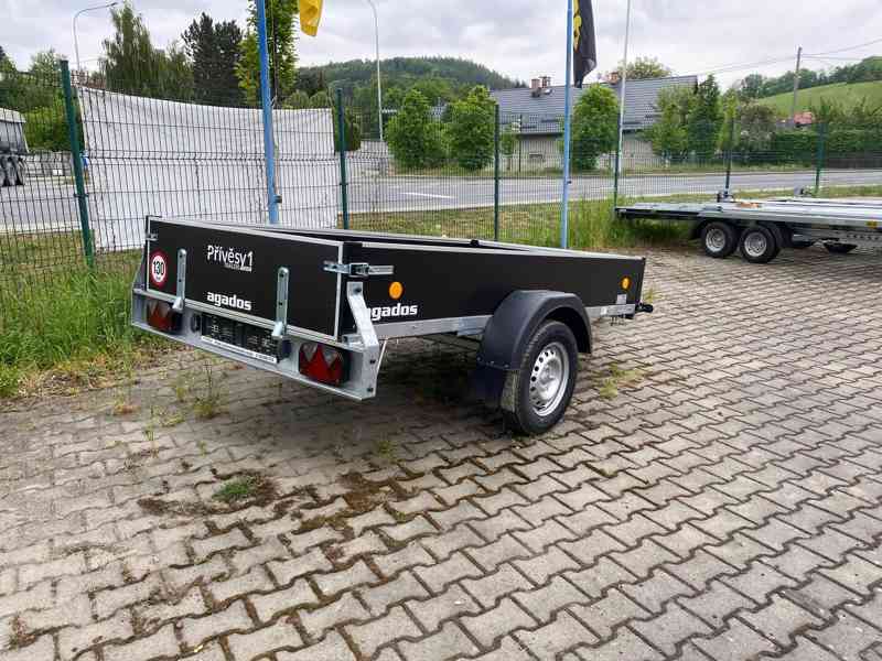  Přívěs AGADOS VZ-26 250x130cm 750kg překližkové bočnice - foto 3