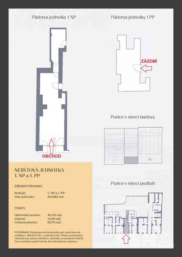 Pronájem OBCHODU 61 m2,přízemí, hlavní třída, Praha 3 Žižkov - foto 3