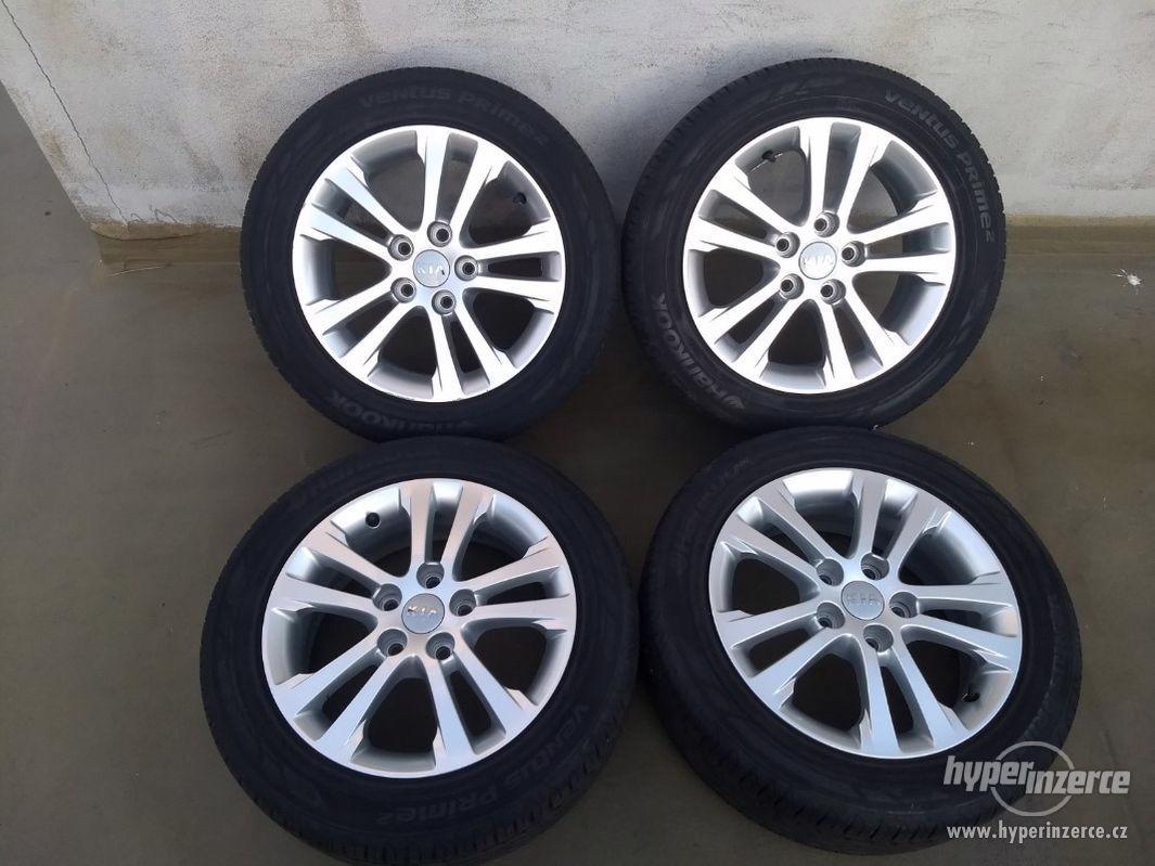 alu kola Kia Ceed 6x16 ET50 5x114,3 205/55R16 letní pneu 7mm - bazar ...