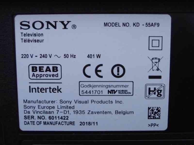 TV Sony Bravia KD-55AF9 na ND - foto 9