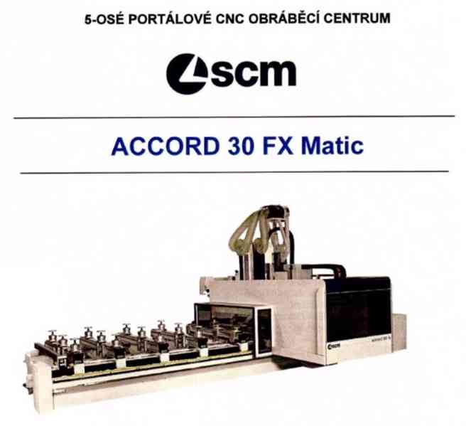 CNC dřevo 5os robust SCM Accord 30FX portál obráběcí - foto 2