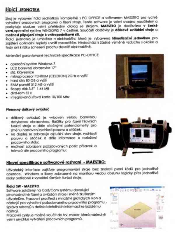 CNC dřevo 5os robust SCM Accord 30FX portál obráběcí - foto 8