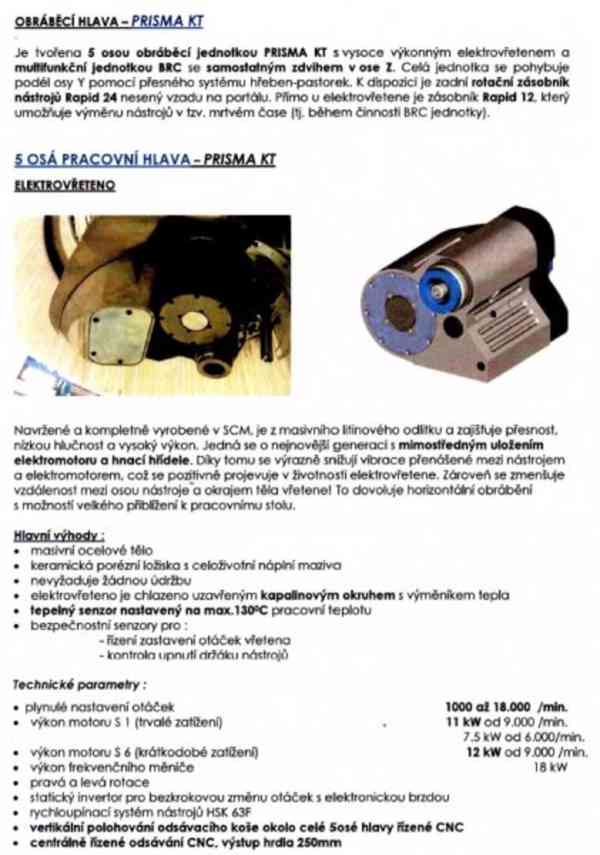 CNC dřevo 5os robust SCM Accord 30FX portál obráběcí - foto 7