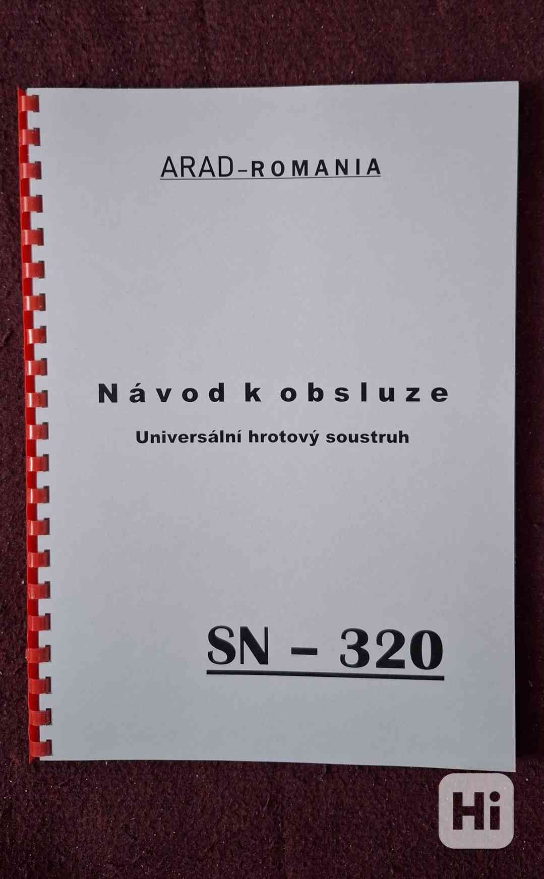Návod soustruhu SN-320 - foto 1