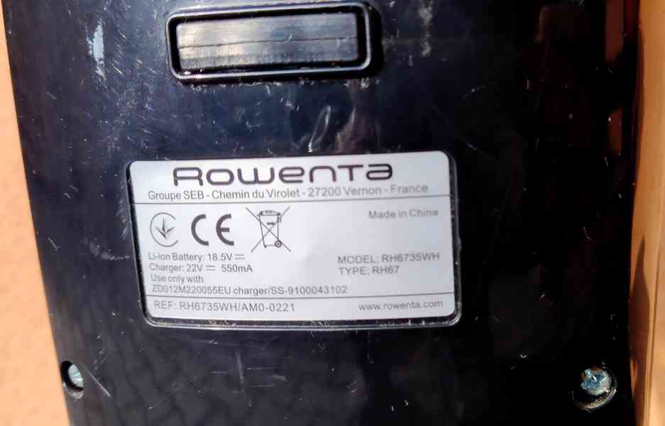 ROWENTA aku Tyčový a ruční vysavač Dual Force 2V1 RH6735WH - foto 3