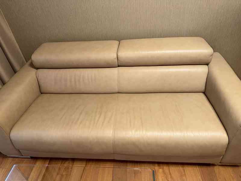 Kožená italská sedačka - foto 1