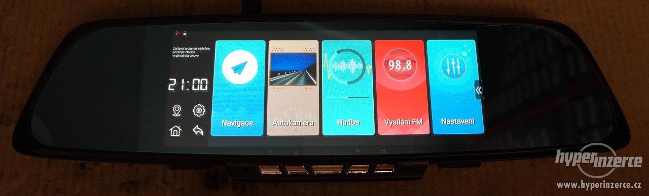 6.86" Android GPS LCD zpětné zrcátko+couv. kamera - foto 5