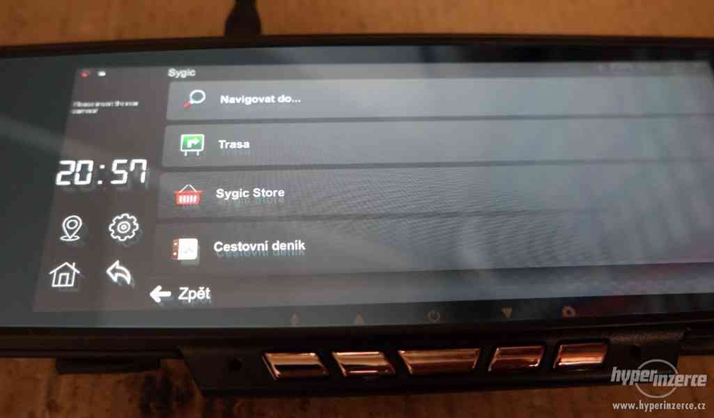 6.86" Android GPS LCD zpětné zrcátko+couv. kamera - foto 7