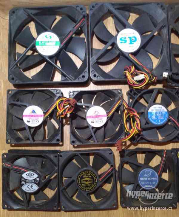 16 ks ventilátorů k PC - LEVNĚ!!! - foto 4