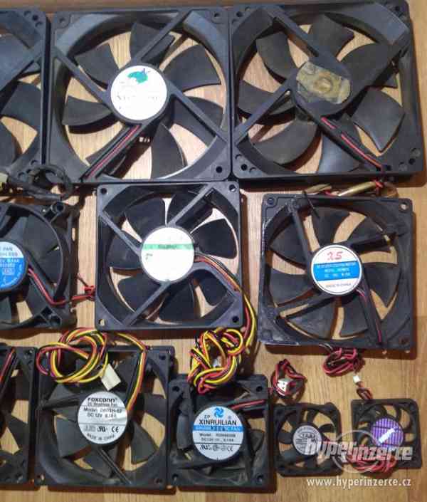16 ks ventilátorů k PC - LEVNĚ!!! - foto 6