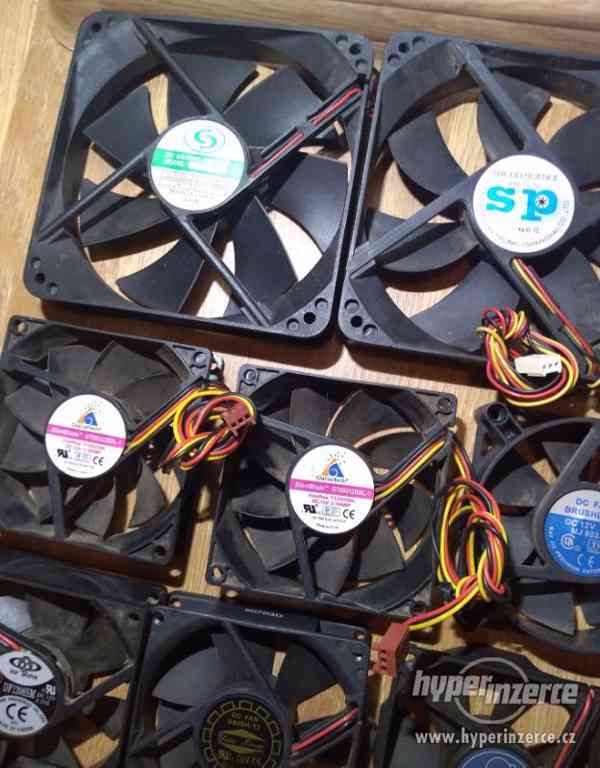 16 ks ventilátorů k PC - LEVNĚ!!! - foto 7