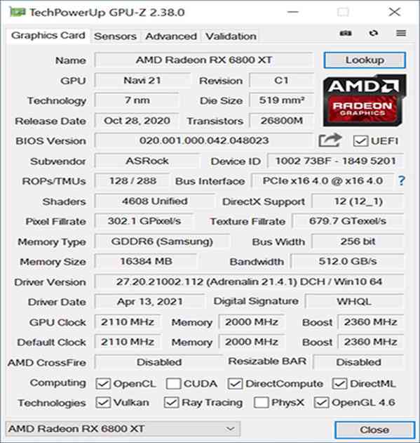 Grafická karta AMD Radeon RX 6800 XT - foto 5