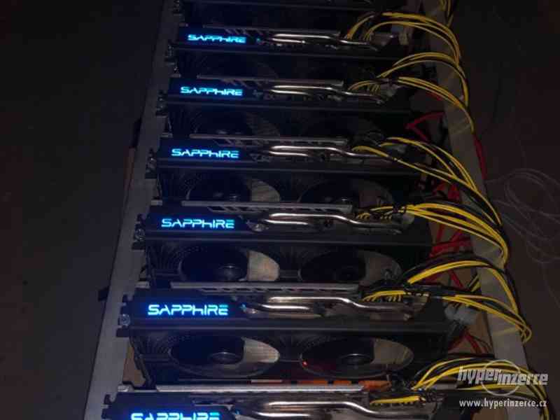 Prodám Mining Rig 8x RX 570 8GB = 243 MH/s - foto 3