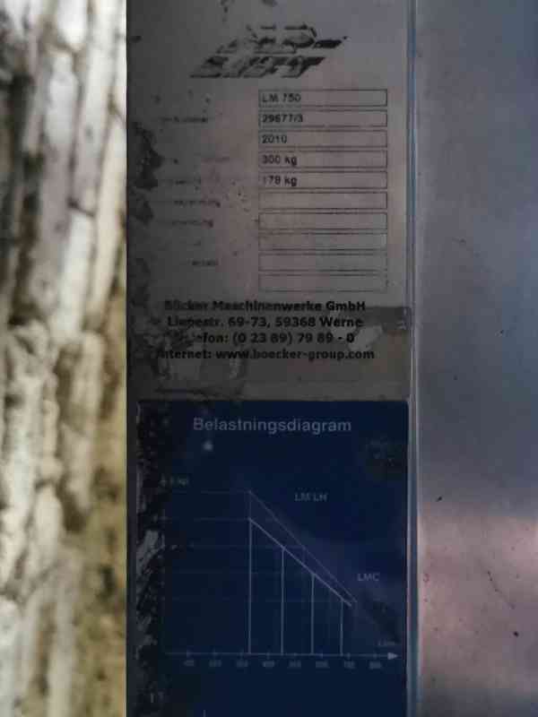 Svěrák – montážní vrátěk – ALP-LIFT LM750 - foto 5