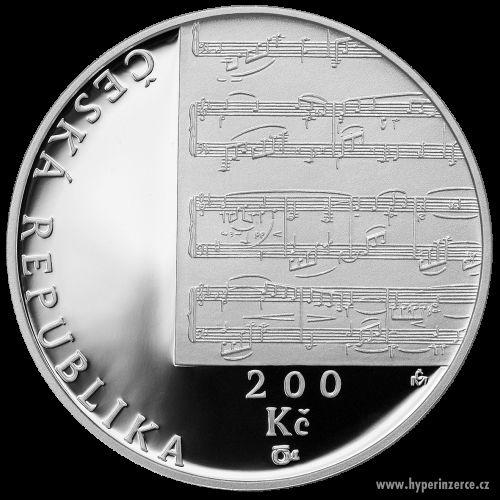 Stříbrná mince 150. výročí narození Gustava Mahlera PROOF - foto 2