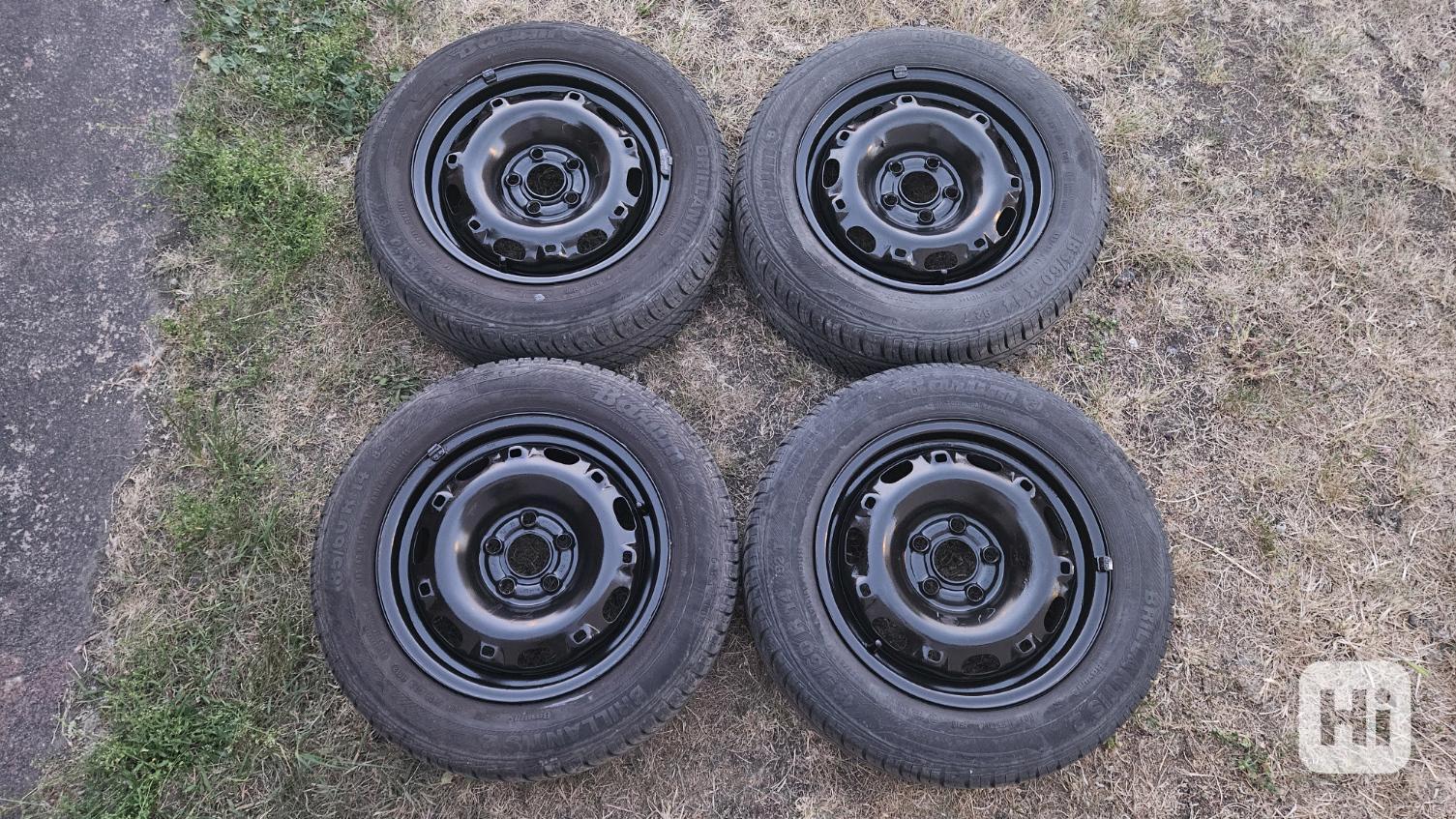 Škoda Fabia kola Barum 185/60 R14 disky 6Jx14 5x100 ET43 - foto 1
