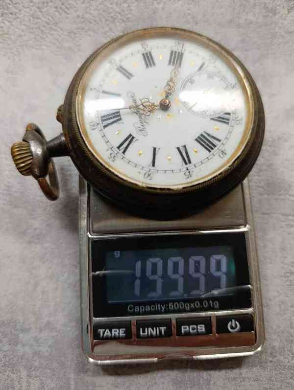 Obrovské 67mm, 200g kapesní hodinky na díly - foto 13