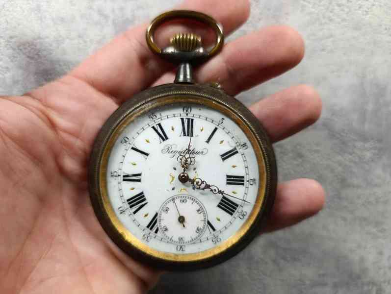 Obrovské 67mm, 200g kapesní hodinky na díly - foto 12