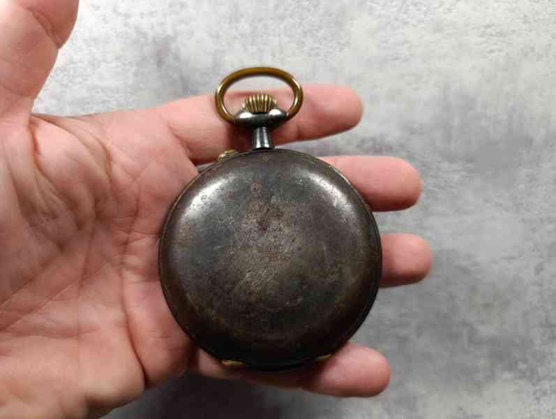 Obrovské 67mm, 200g kapesní hodinky na díly - foto 10