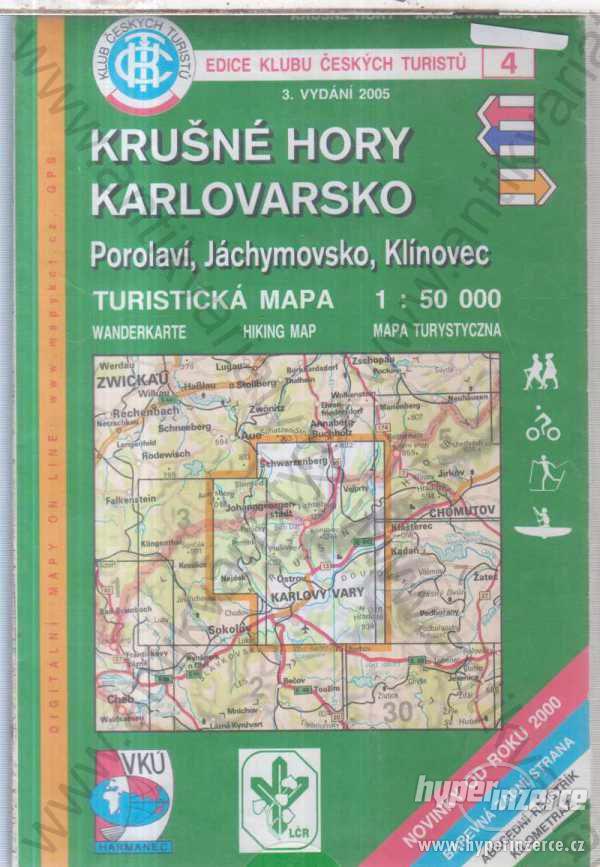 Krušné hory,Karlovarsko Turistická mapa 1 : 50 000 - foto 1