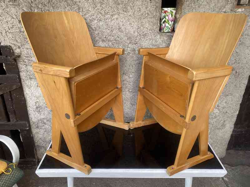 Retro kinolavice / kinosedačky TON 60.léta - foto 4