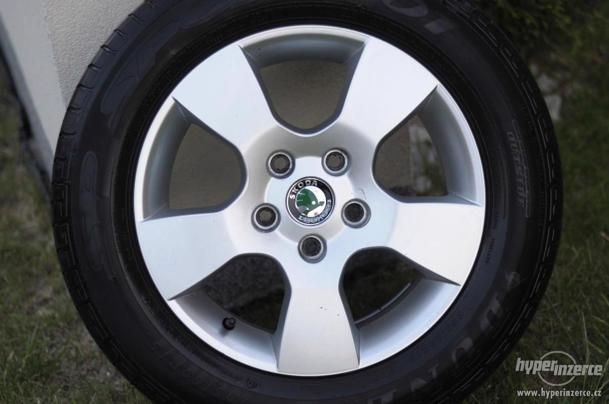 ALU disk - 4ks - Škoda Octavia II 6,5Jx15H2 ET50 - 1Z0601025 - foto 1