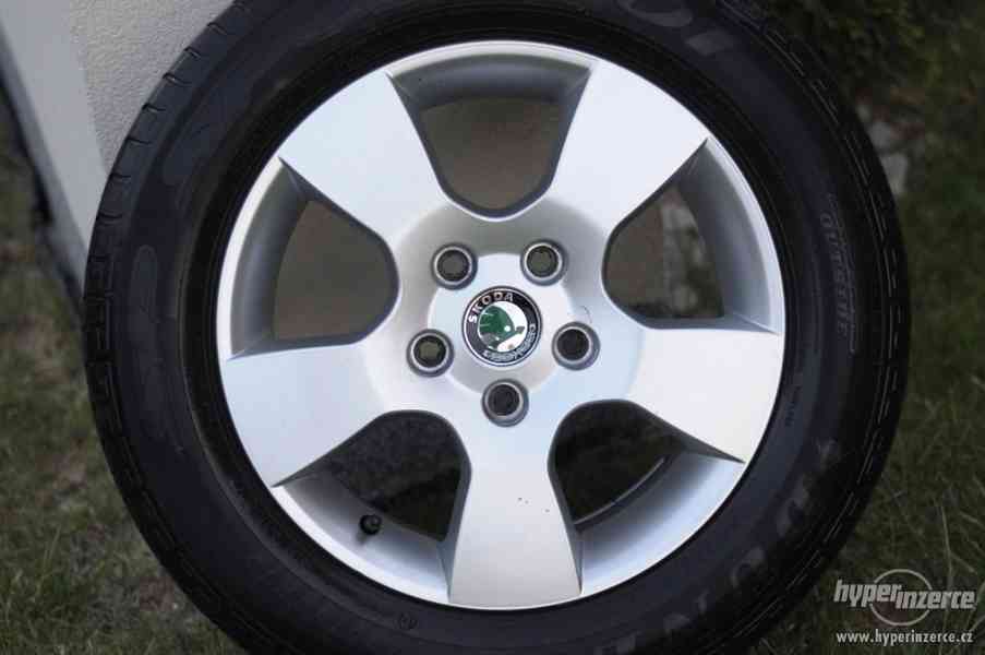 ALU disk - 4ks - Škoda Octavia II 6,5Jx15H2 ET50 - 1Z0601025 - foto 1