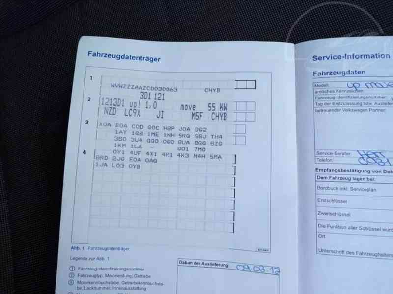 Volkswagen Up ! 1,0 MPi KLIMA,NAVI - foto 15