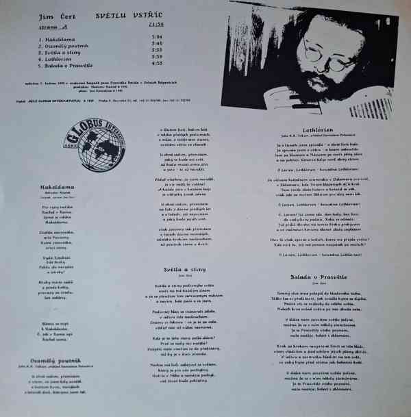 Jim Čert  –  Světlu vstříc  (LP) - foto 3
