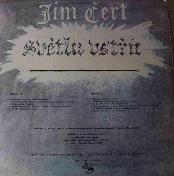 Jim Čert  –  Světlu vstříc  (LP) - foto 2