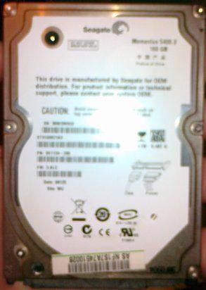 HDD 2.5" Seagate Momentus 5400.3 160GB Sata (do NB) - foto 2