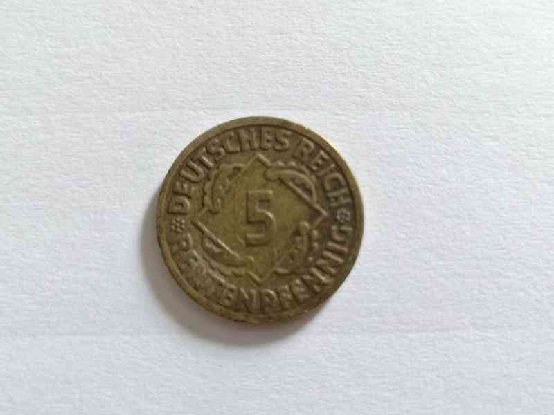  5 rentenpfennig z roku 1924 - foto 2