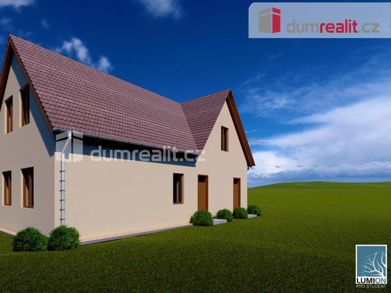 Prodej, stavební pozemek o výměře 620 m2 se základovou deskou a projektem stavby rodinného domu, obec Klikov - foto 5
