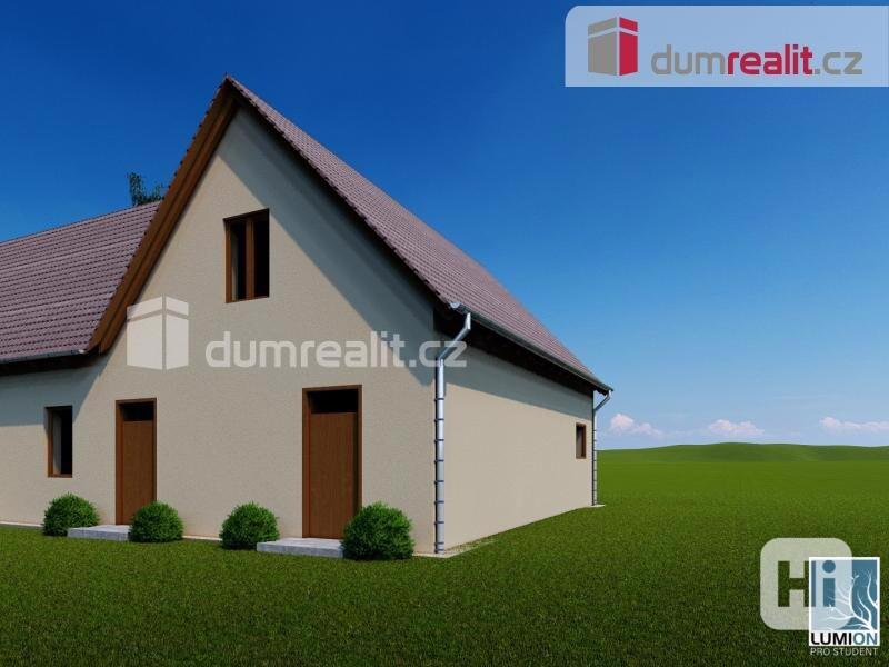 Prodej, stavební pozemek o výměře 620 m2 se základovou deskou a projektem stavby rodinného domu, obec Klikov - foto 4