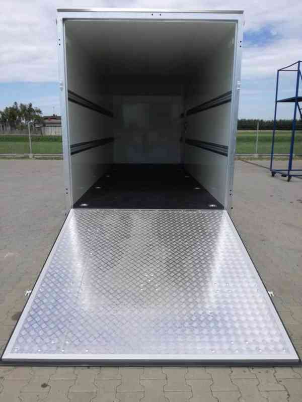 Skříňový přívěs Tomplan TFS 600T.01 3000kg 1x dveře, rampa - foto 2