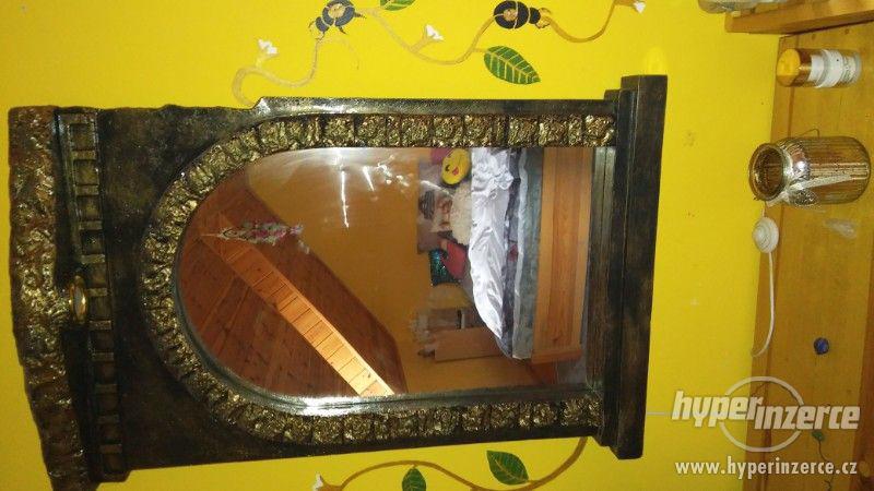 Antické zrcadlo s osvětlením. - foto 1