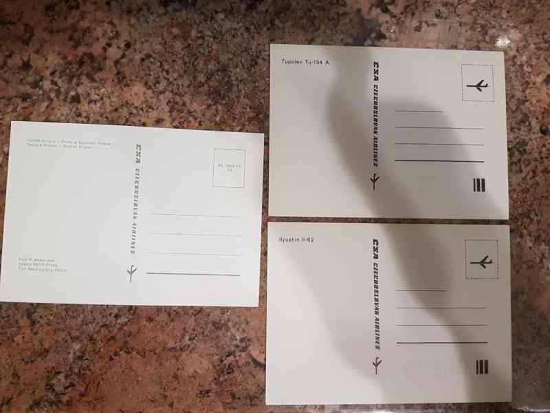 Staré pohlednice ČSA Adolf Born - foto 4