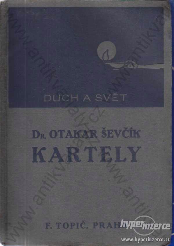 Kartely Otakar Ševčík 1918 F. Topič, Praha - foto 1